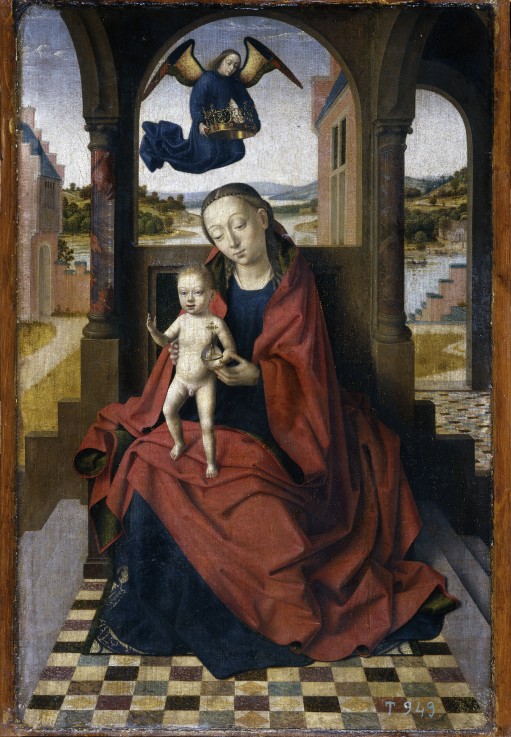 The Madonna and Child van Petrus Christus