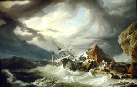 Shipwreck van Philip James (ook Jacques Philippe) de Loutherbourg