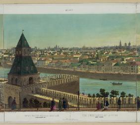 View of Zamoskvorechye from the Kremlin Wall (from a panoramic view of Moscow in 10 parts)