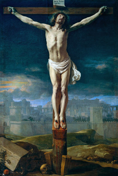 Christ on the Cross van Philippe de Champaigne