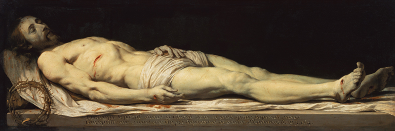 Der Leichnam Christi. van Philippe de Champaigne