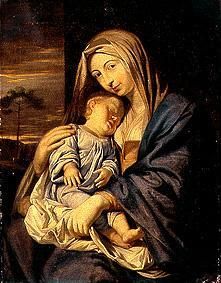 Madonna mit Kind. van Philippe de Champaigne