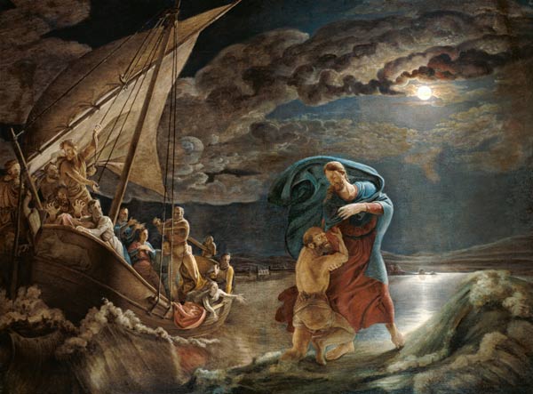 Petrus auf dem Meer van Phillip Otto Runge