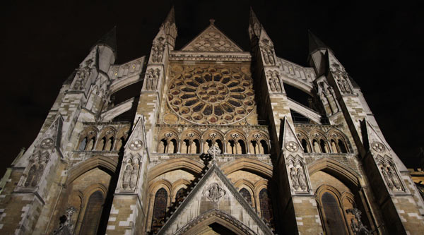 Westminster Abbey Notturno, Londra 2015 van Andrea Piccinini