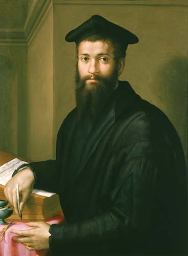 Bildnis des Kardinals Giovanni Salviati. van Pier Francesco Foschi