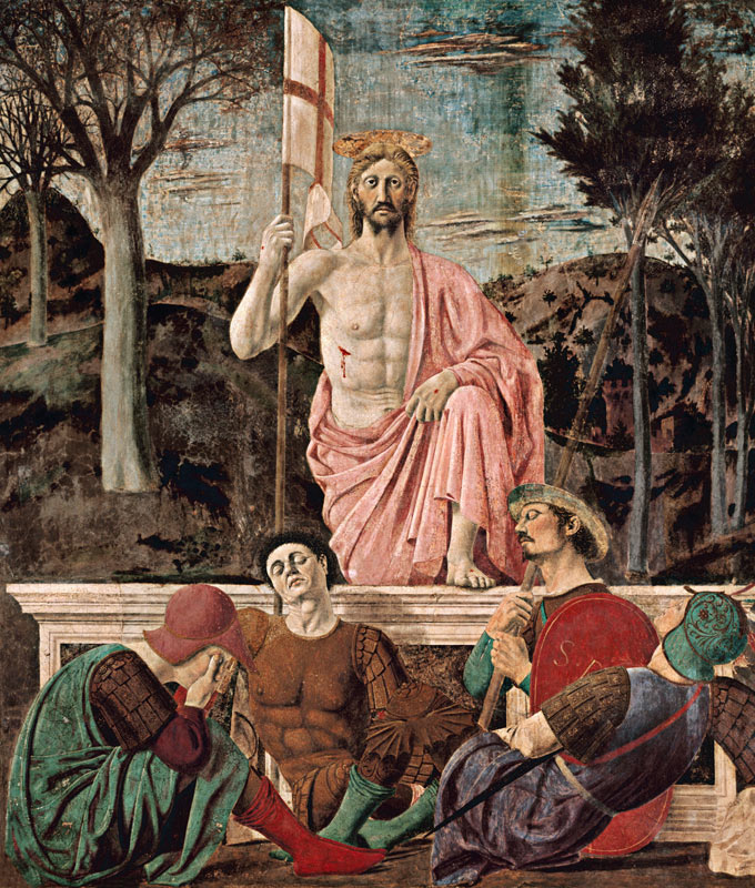 Die Auferstehung Christi van Piero della Francesca