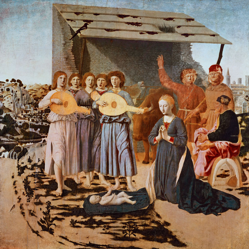 Nativity, 1470-75 (see also 210061) van Piero della Francesca
