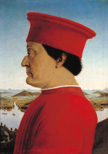 Federico da Montefeltro van Piero della Francesca