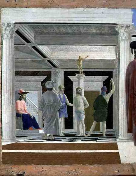 The Flagellation of Christ van Piero della Francesca