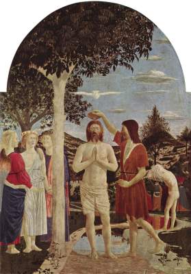 Taufe Christi van Piero della Francesca