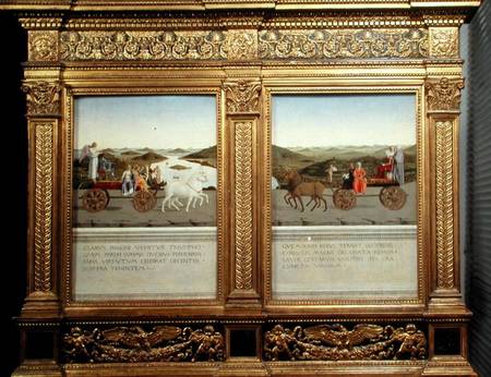 The Triumphs of Duke Federico da Montefeltro (1422-82) and Battista Sforza van Piero della Francesca