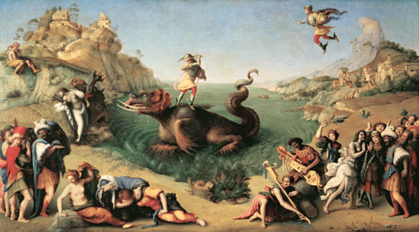 Perseus Rescuing Andromeda van Piero di Cosimo