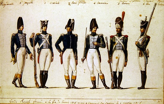 French Royal Guard van Pierre Antoine Lesueur