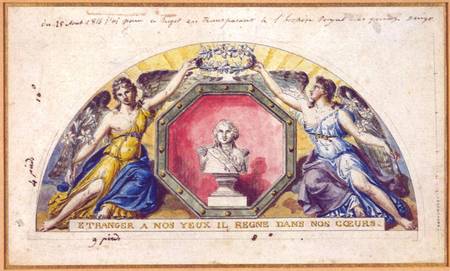 'Unfamiliar to our Eyes, He Rules in our Hearts': Visit of Louis XVIII (1755-1824) King of France to van Pierre Antoine Lesueur