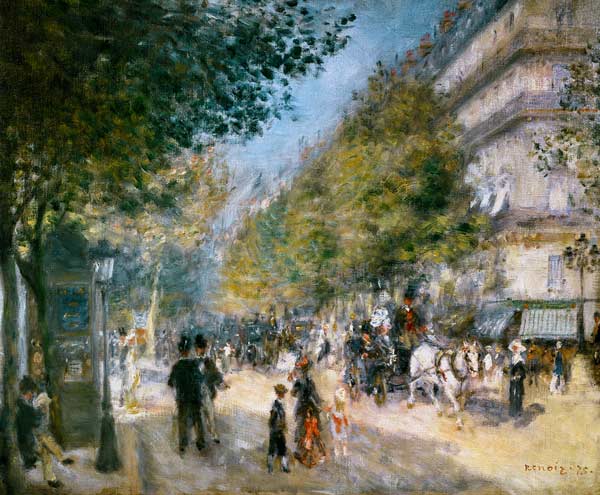 De grote boulevards
 van Pierre-Auguste Renoir