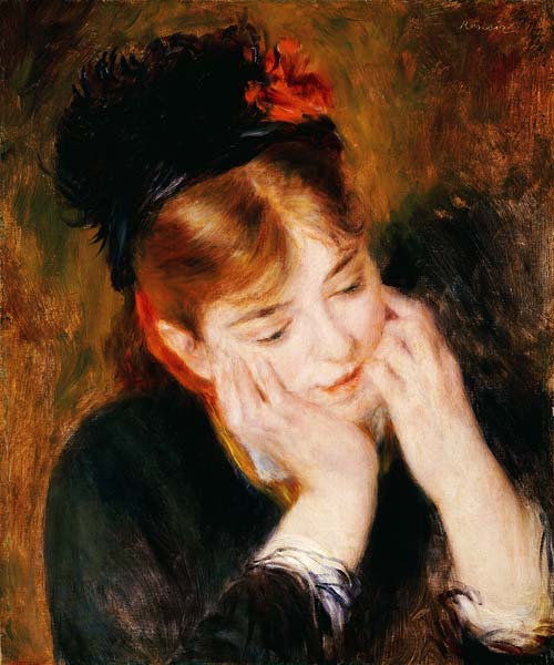 Kontemplation van Pierre-Auguste Renoir