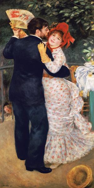A.Renoir, Tanz auf dem Lande / 1883 van Pierre-Auguste Renoir