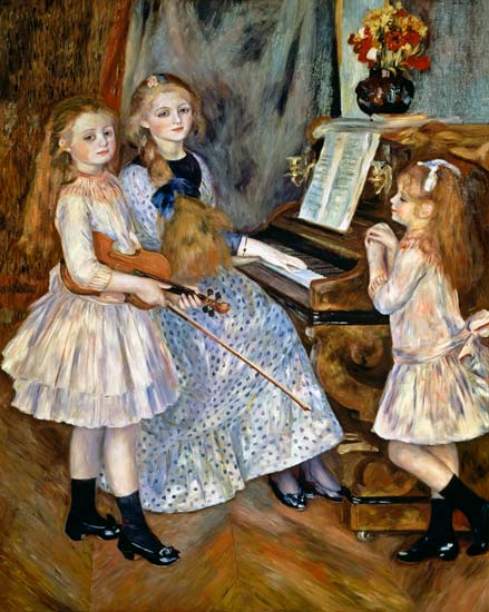 Die Töchter von Catulle-Mendès van Pierre-Auguste Renoir