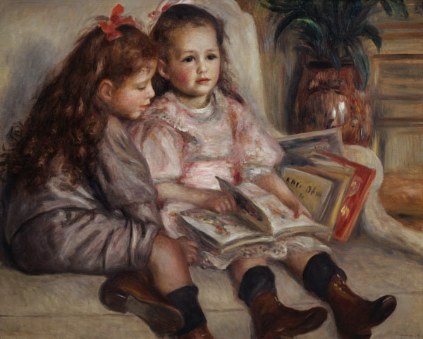 Jean und Geneviève Caillebotte van Pierre-Auguste Renoir
