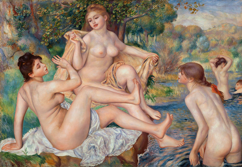 Badende II van Pierre-Auguste Renoir