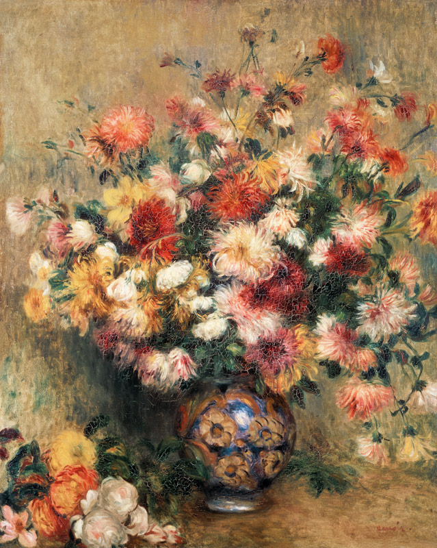 Dahlias van Pierre-Auguste Renoir