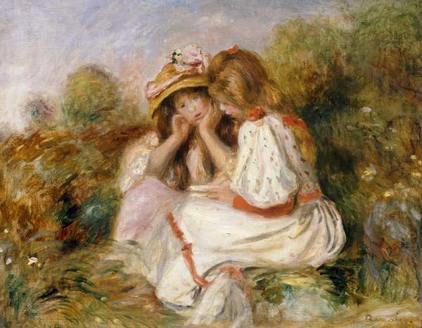 Deux Fillettes van Pierre-Auguste Renoir