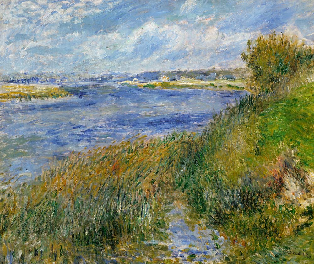 Die Seine-Ufer bei Champrosay van Pierre-Auguste Renoir