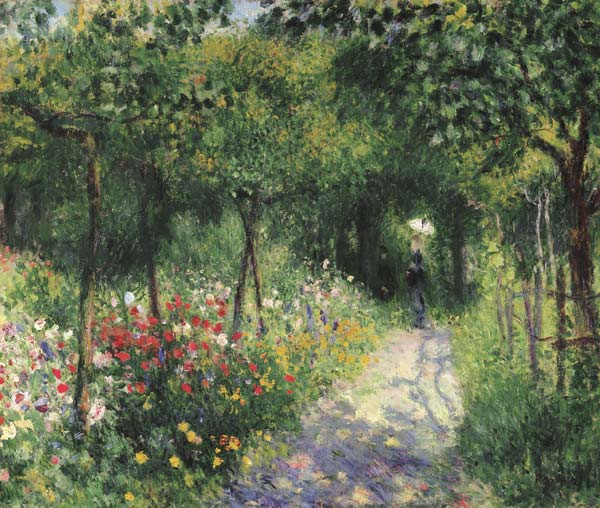 Women in the Garden van Pierre-Auguste Renoir