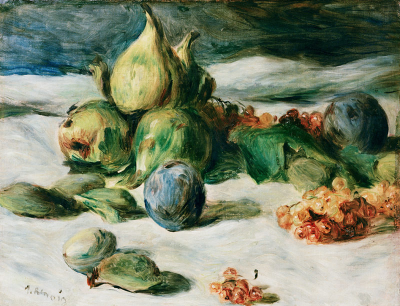 Renoir / Fruit still life / c.1869/70 van Pierre-Auguste Renoir