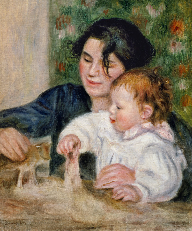 Gabrielle en Jean  van Pierre-Auguste Renoir