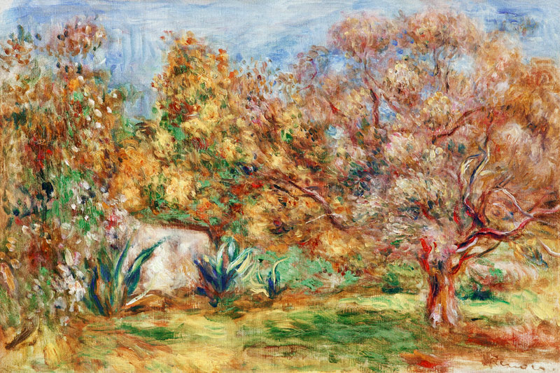 De Olijfgaard van Pierre-Auguste Renoir