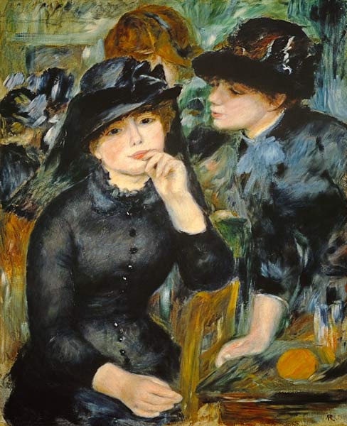 Girls in Black van Pierre-Auguste Renoir