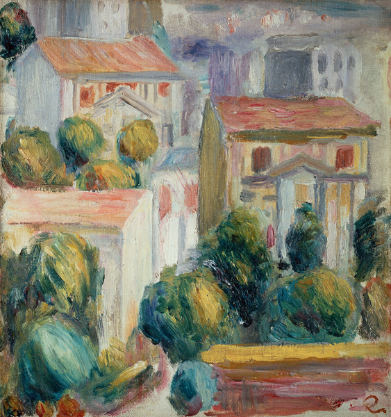 House at Cagnes van Pierre-Auguste Renoir