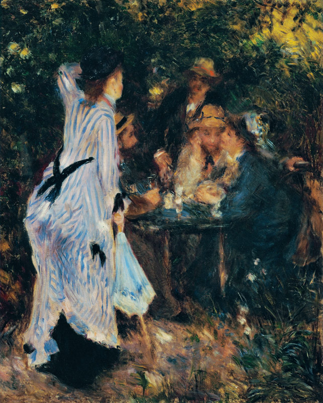 In the Garden, or Under the Trees of the Moulin de la Galette van Pierre-Auguste Renoir
