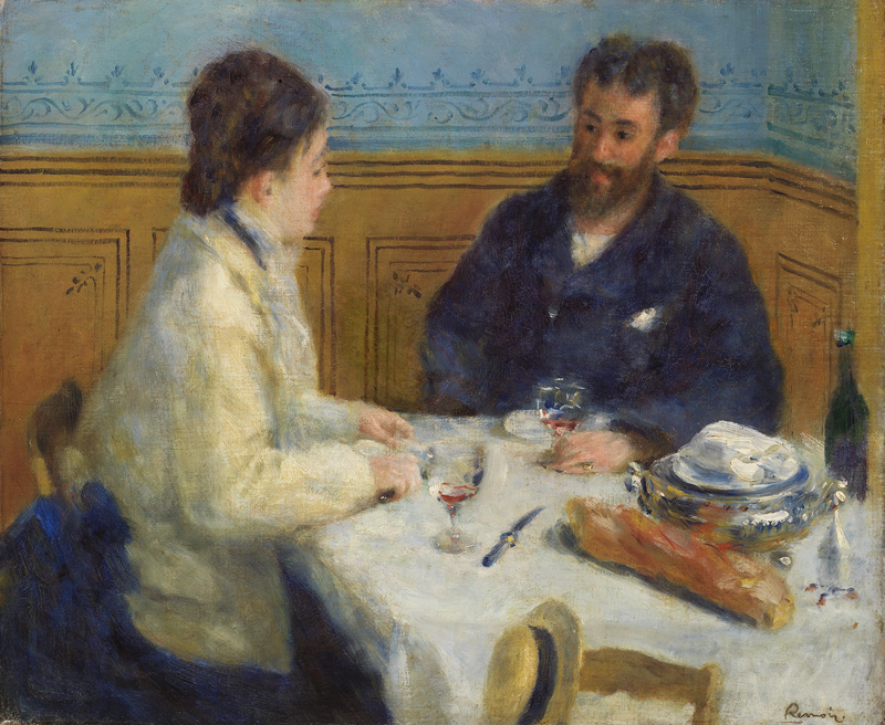 Luncheon (Le Déjeuner) van Pierre-Auguste Renoir