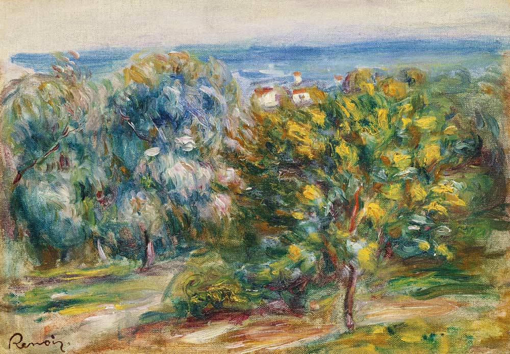 Midday Landscape van Pierre-Auguste Renoir