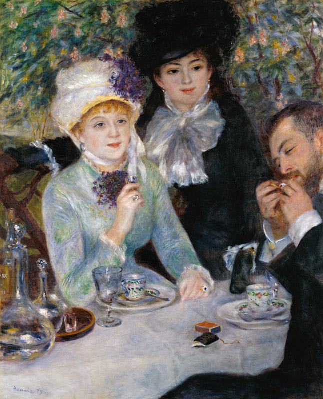 After the Luncheon van Pierre-Auguste Renoir
