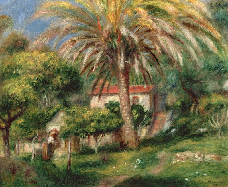 Palm Trees van Pierre-Auguste Renoir