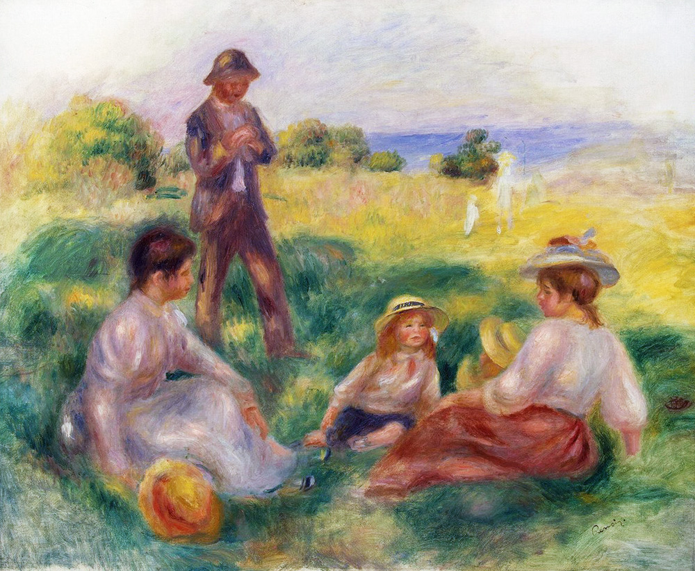 Party in the Country at Berneval van Pierre-Auguste Renoir