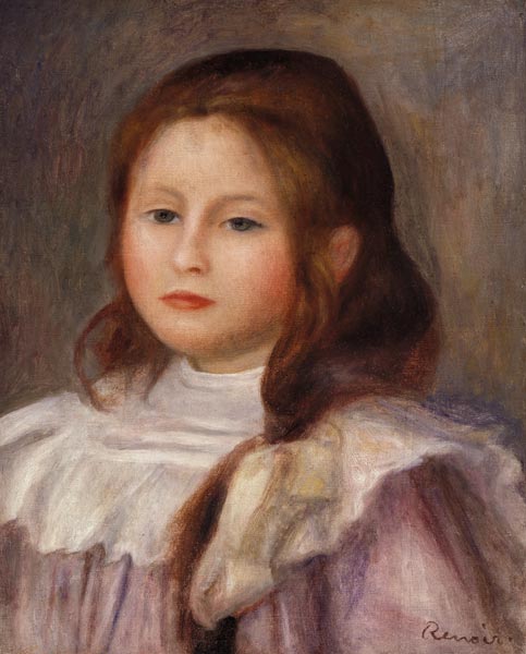 Portrait of a child van Pierre-Auguste Renoir