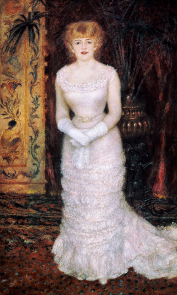 Portrait of Jeanne Samary (1857-90) van Pierre-Auguste Renoir