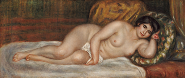 Reclining Bather van Pierre-Auguste Renoir