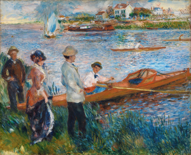 Renoir , Oarsmen near Chatou van Pierre-Auguste Renoir