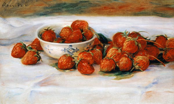 Strawberries van Pierre-Auguste Renoir