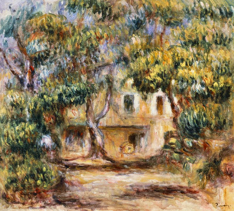 The Farm at Les Collettes van Pierre-Auguste Renoir