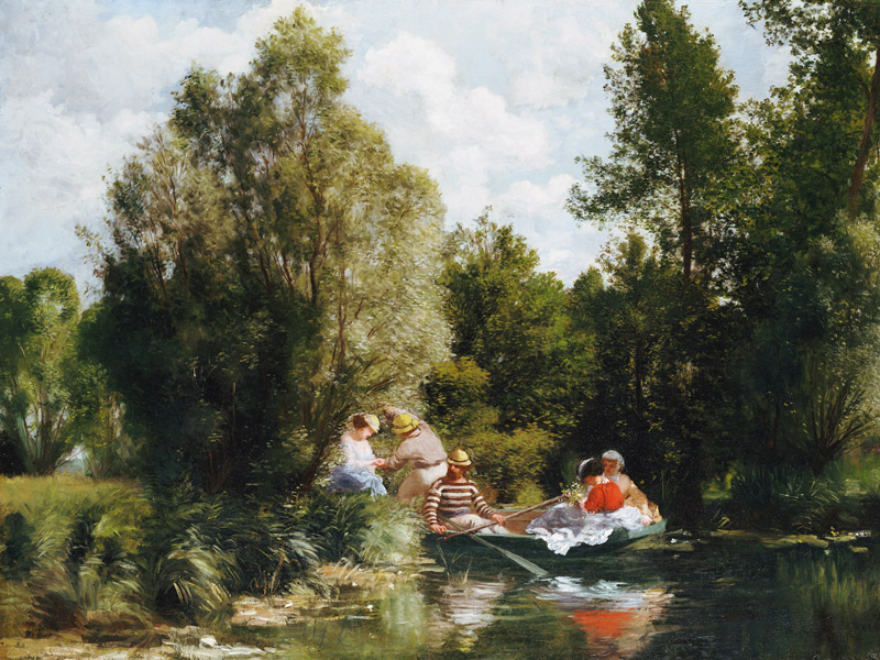 The Pond At Fees van Pierre-Auguste Renoir