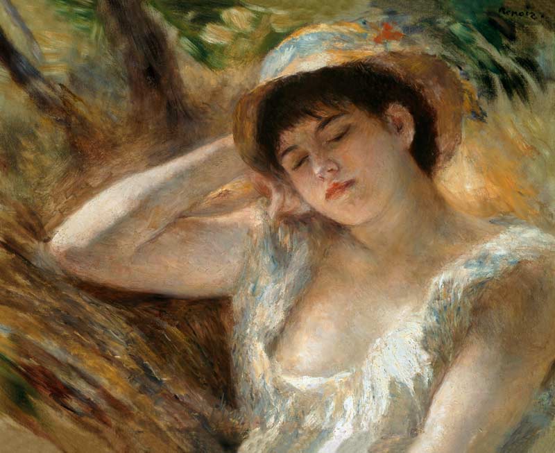 The Sleeper van Pierre-Auguste Renoir
