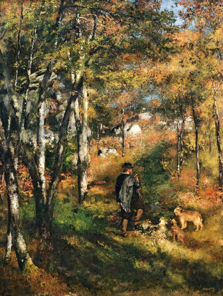 Renoir/The painter Jules Le Coeur/c.1866 van Pierre-Auguste Renoir