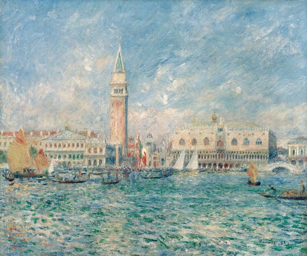 Venice (The Doge’s Palace) van Pierre-Auguste Renoir