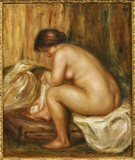 After the Bath, c.1900 van Pierre-Auguste Renoir